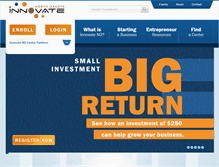 Tablet Screenshot of innovatend.com
